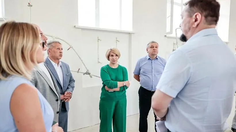 Глава Мытищ проверила ход капитального ремонта восьмой школы