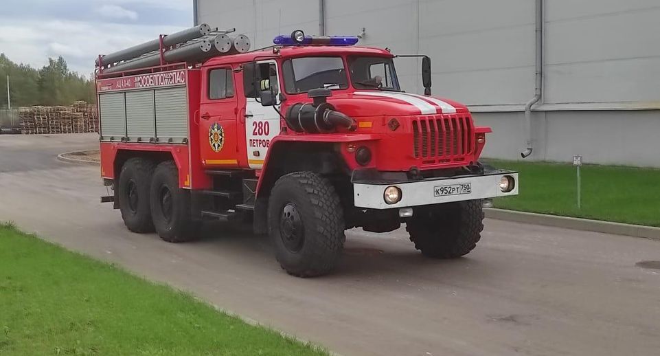 Пожарные учения провели на промышленном предприятии в Ступине