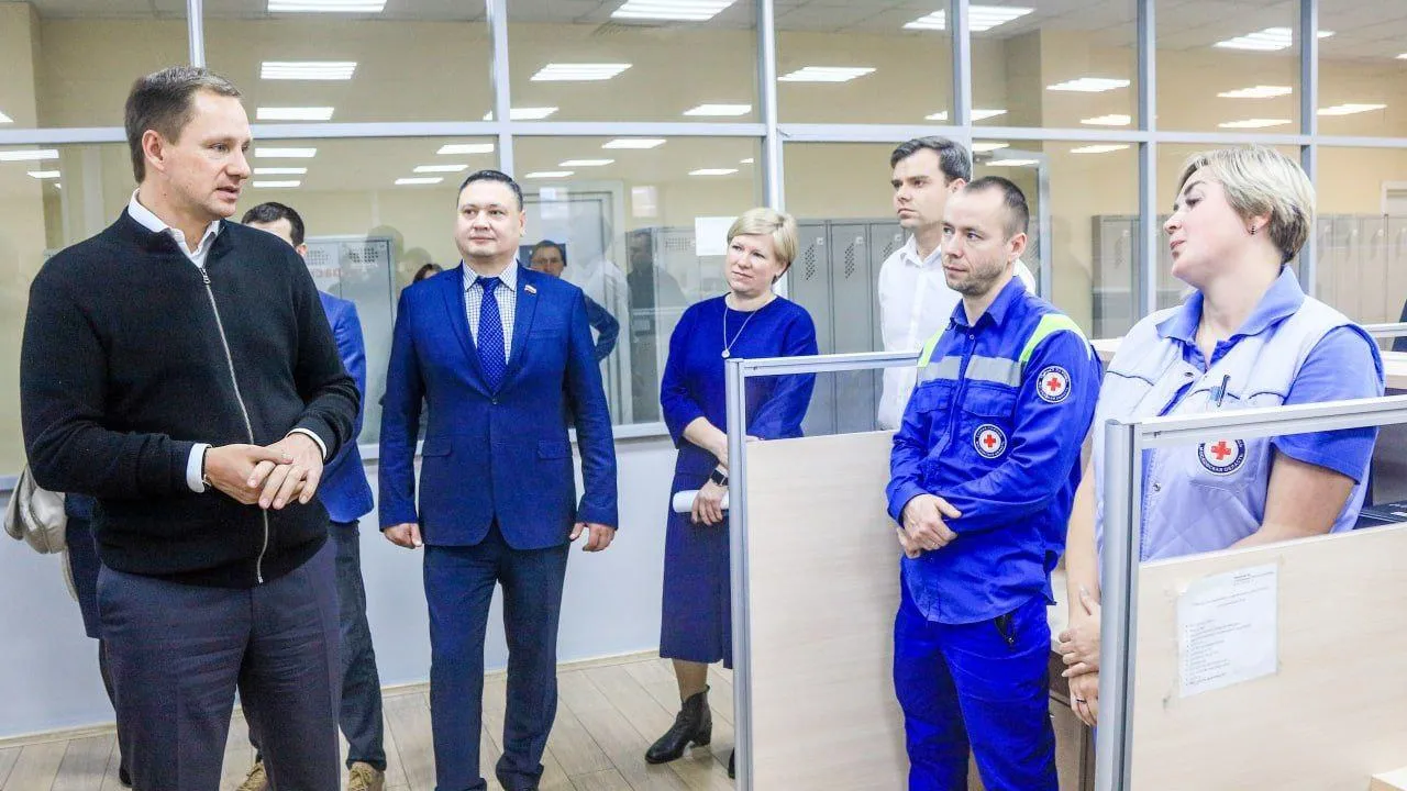 Глава Красногорска посетил подстанцию скорой медицинской помощи