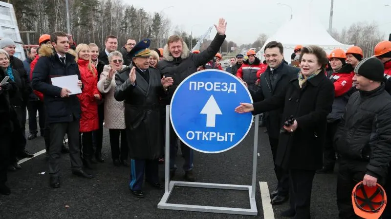 Воробьев открыл движение по Щелковскому путепроводу