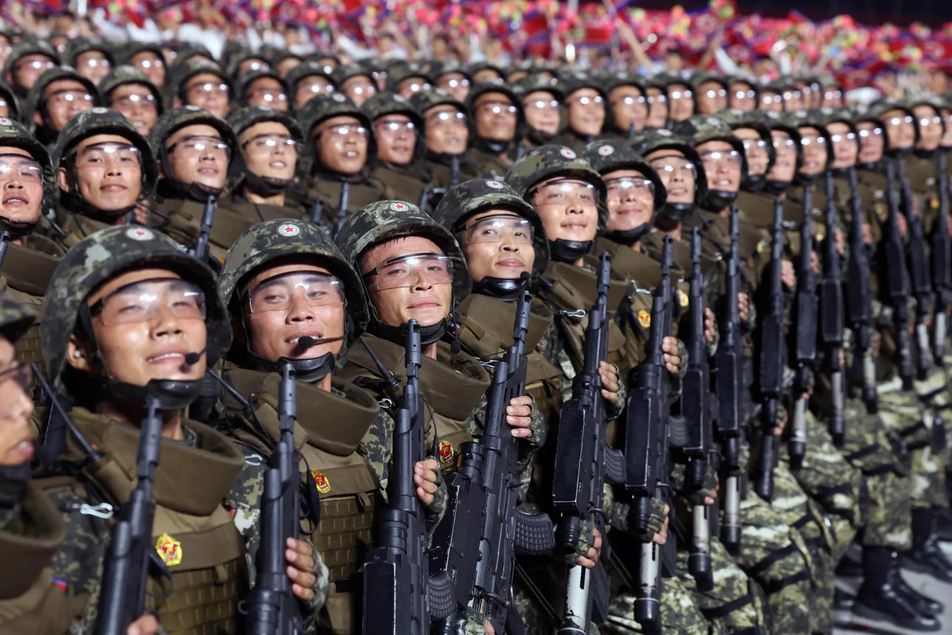 Военный парад в Пхеньяне. Yao Dawei/XinHua