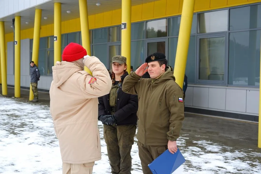 Соревнования по строевой подготовке провели в школе № 4 Солнечногорска