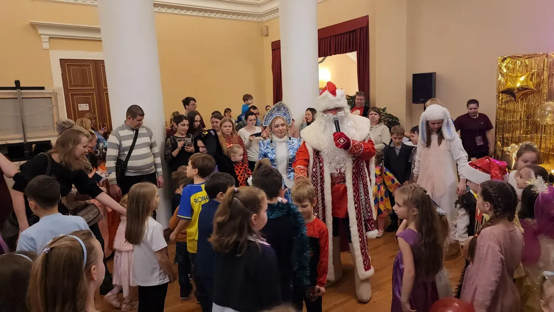В Городском округе Пушкинский  устроили новогоднюю елку для многодетных семей