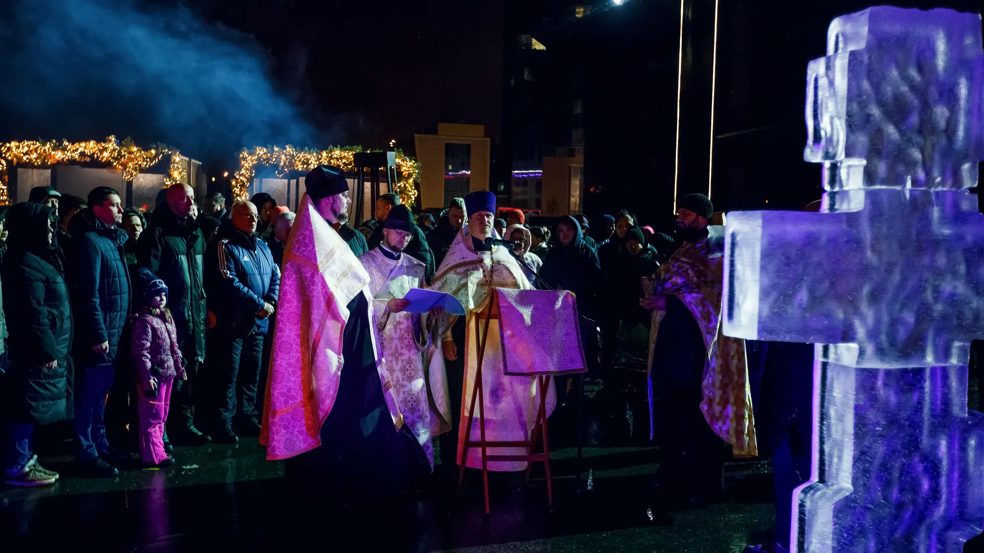 Крещенские купания в Химках