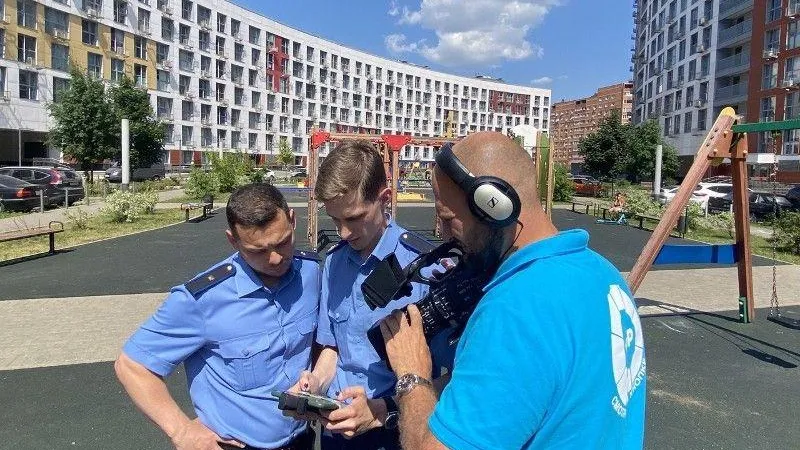Мастер-класс по использованию квадрокоптера провела Госжилинспекция Подмосковья для телеканала «Мир»