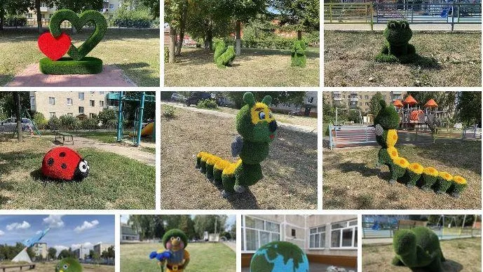 Жителей Луховиц призвали бережно относиться к городским топиарным фигурам
