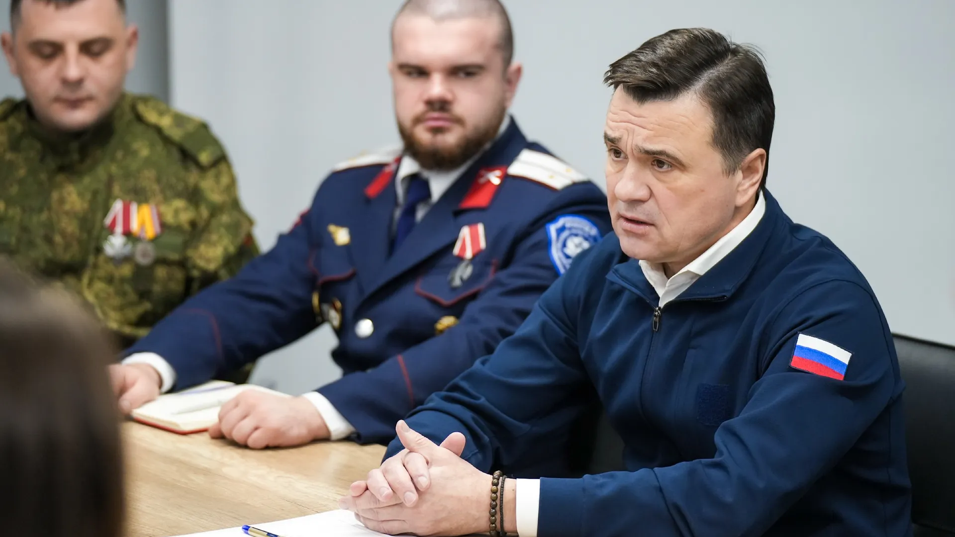 Андрей Воробьев встретился с руководителями муниципальных отделений Ассоциации ветеранов СВО