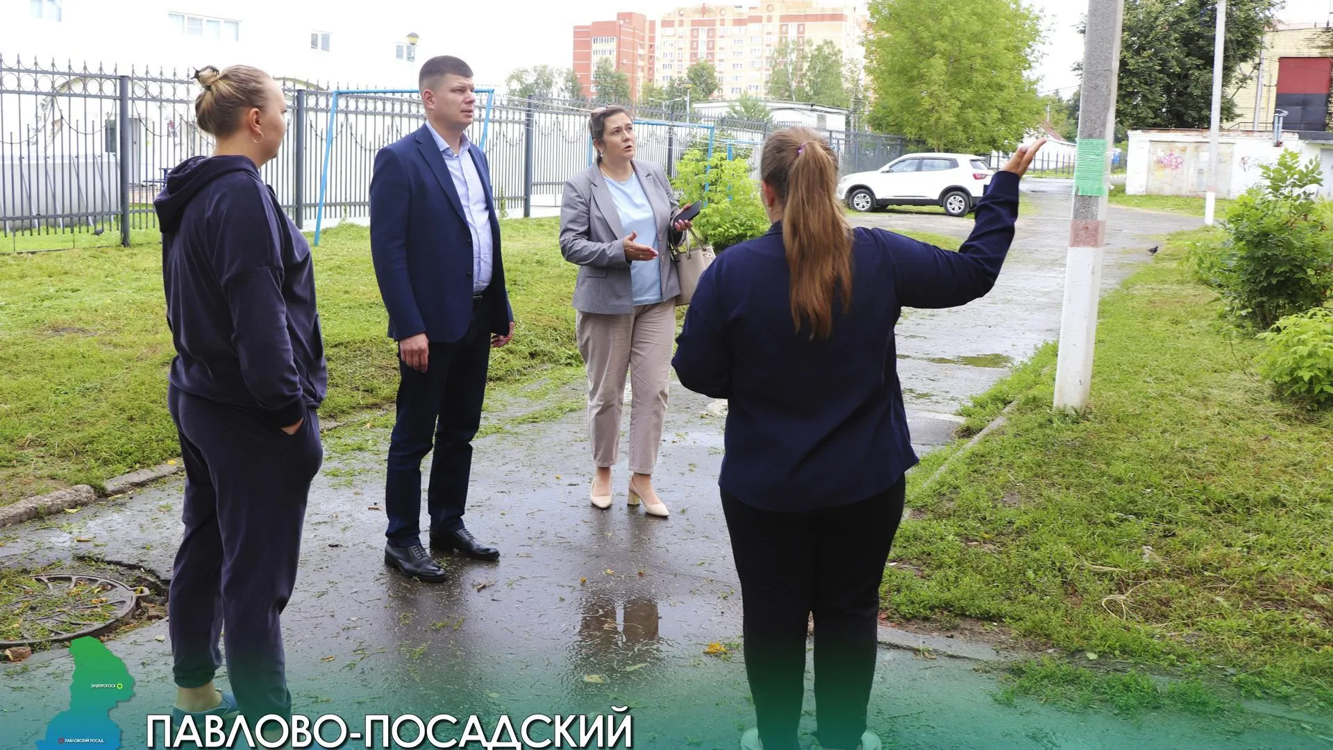 Первый заместитель главы Павлово-Посадского округа Ефанов встретился с жителями