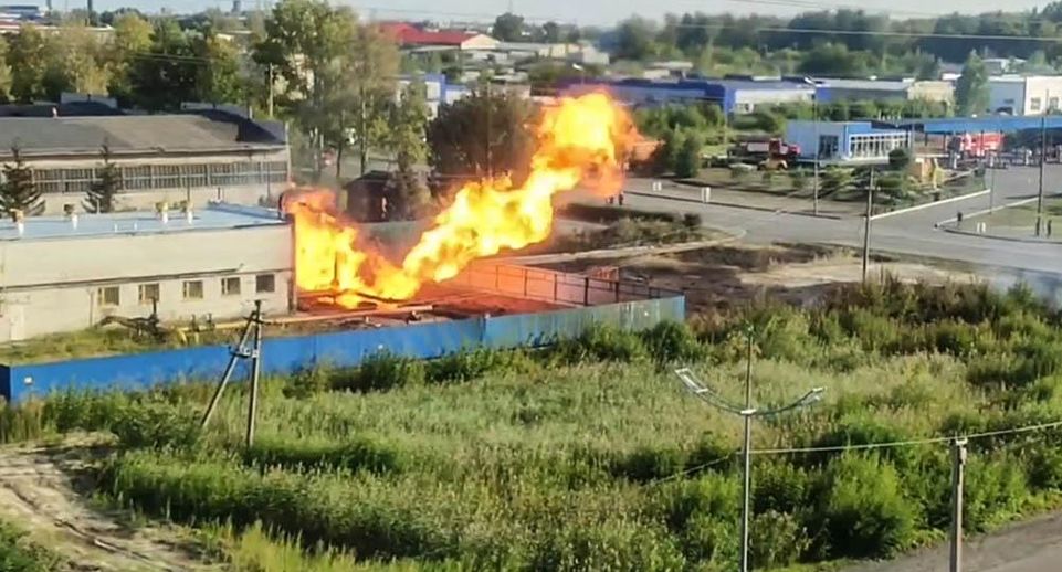 В Кургане загорелась газораспределительная подстанция, эвакуировали 235 человек