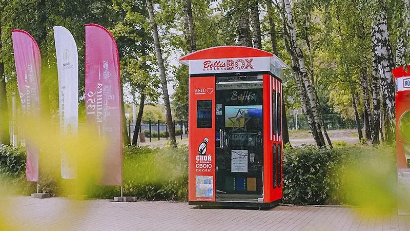 В парке Каширы появилась караоке-будка