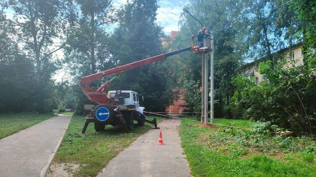 Две сотни опор ЛЭП заменили в Подмосковье с начала года