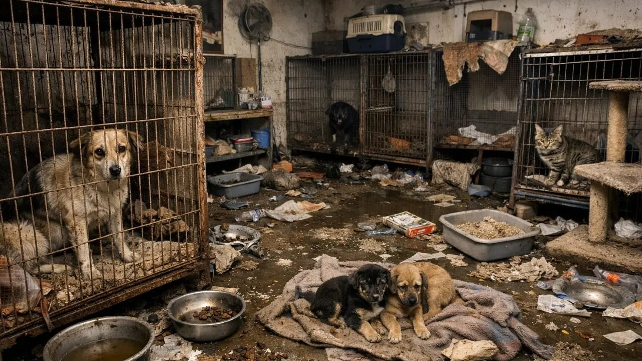 «Штурм отчаяния»: активисты силой взяли приют, где массово гибли собаки и кошки