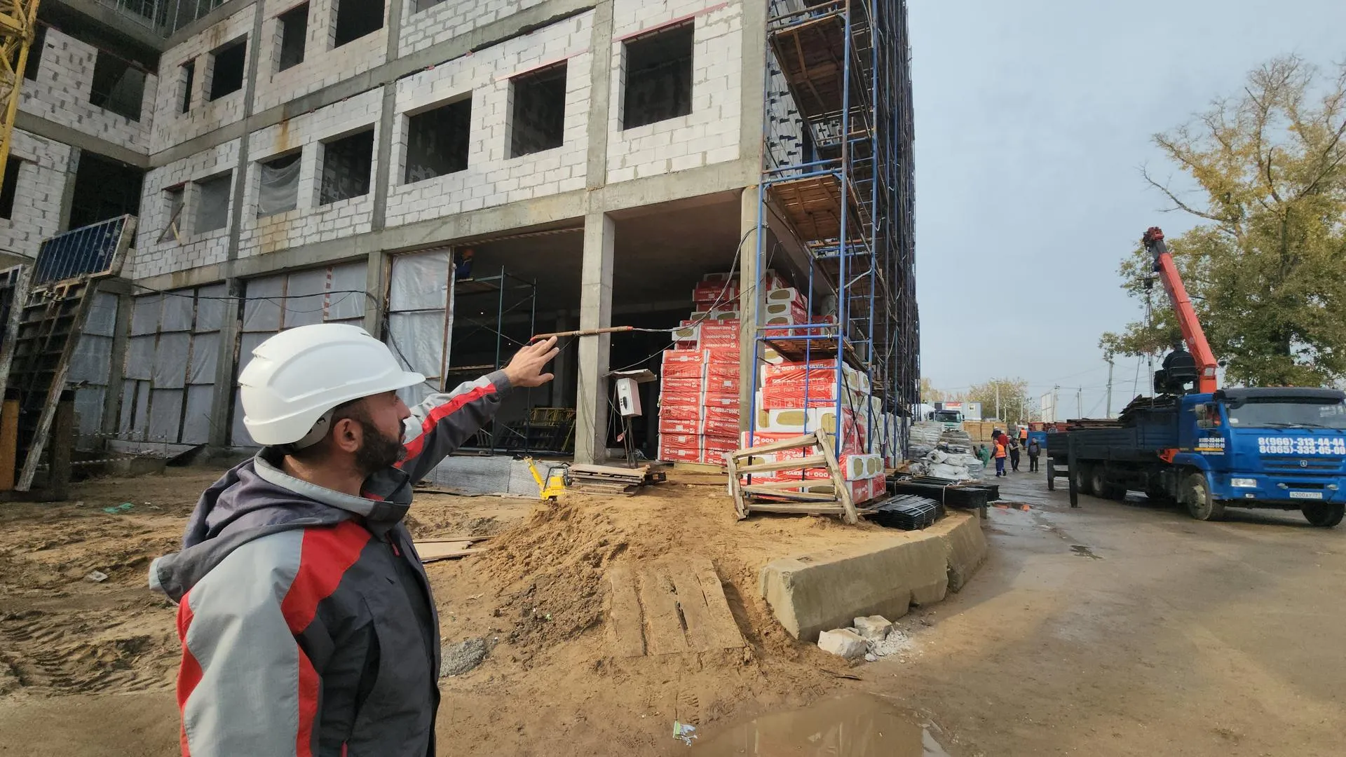 Строительство новой поликлиники продолжается в Люберцах