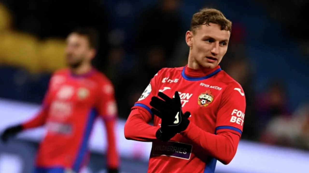 Автор победного гола Федор Чалов