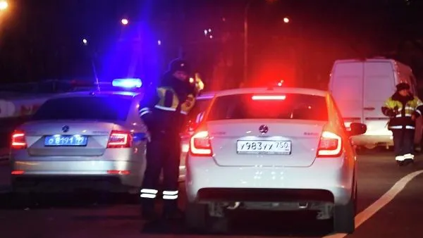 Две иномарки столкнулись в Серпухове