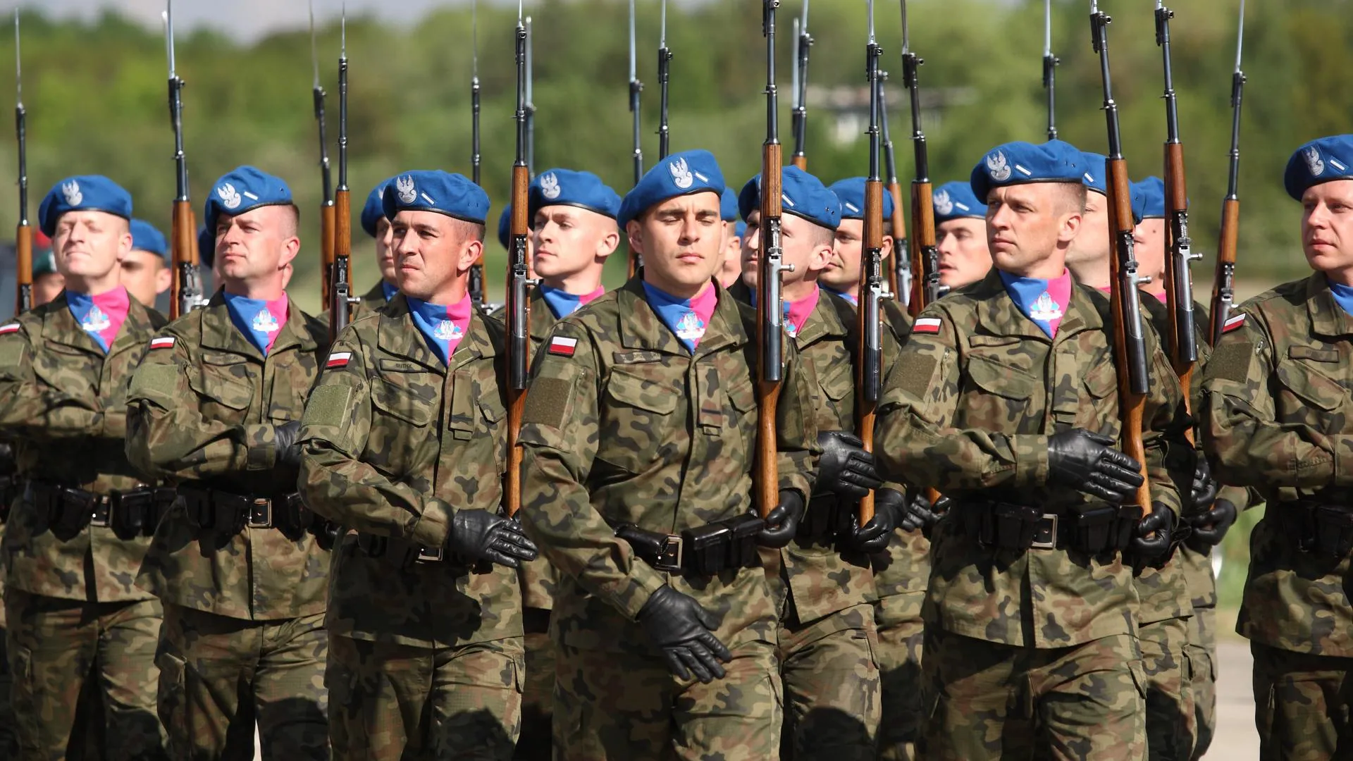 Польские военнослужащие в Редзиково. Michal Fludra/ZUMAPRESS.com