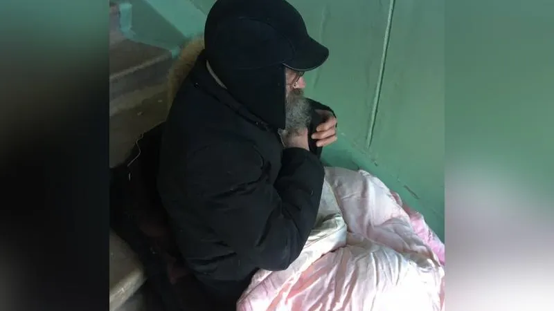 Старика с двумя кошками из Сергиева Посада дочь вынудила поселиться в подъезде
