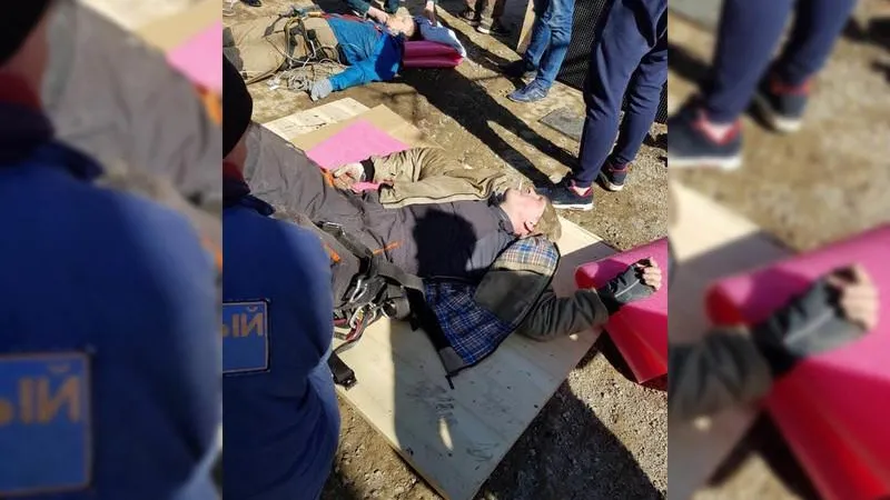 Билборд рухнул в Одинцовском районе: пострадало два человека