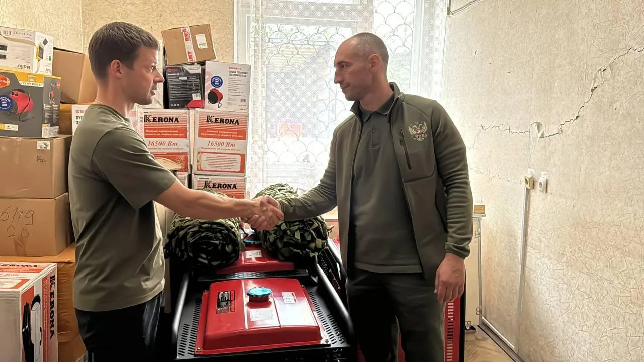 Глава Балашихи привез на новые территории России гуманитарный груз от губернатора Московской области