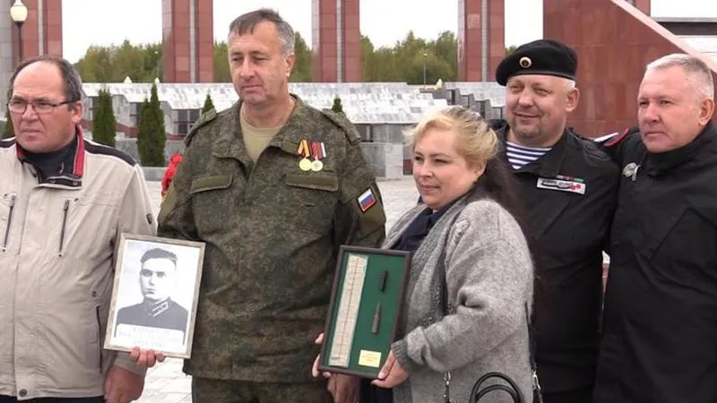 Останки красноармейца, погибшего 78 лет назад, передали родственникам в Химках
