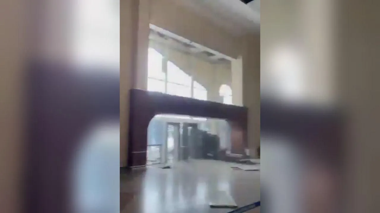 последствия прилета БПЛА в аэропорту Нахичевань