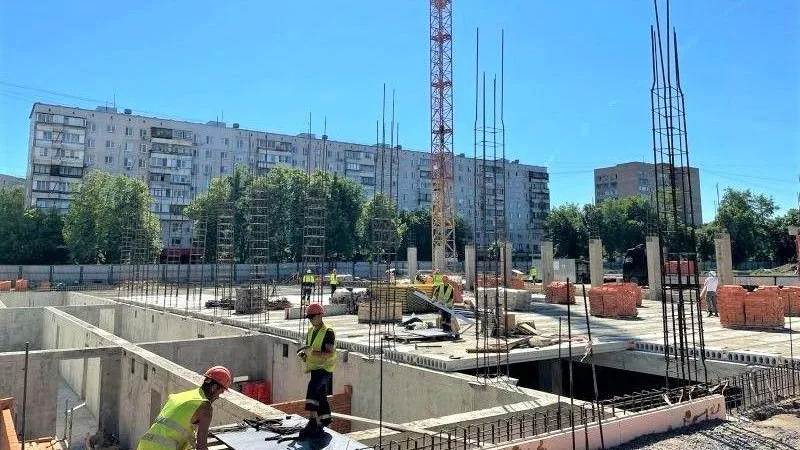 Степень готовности стадиона «Труд» в Балашихе превышает 30%