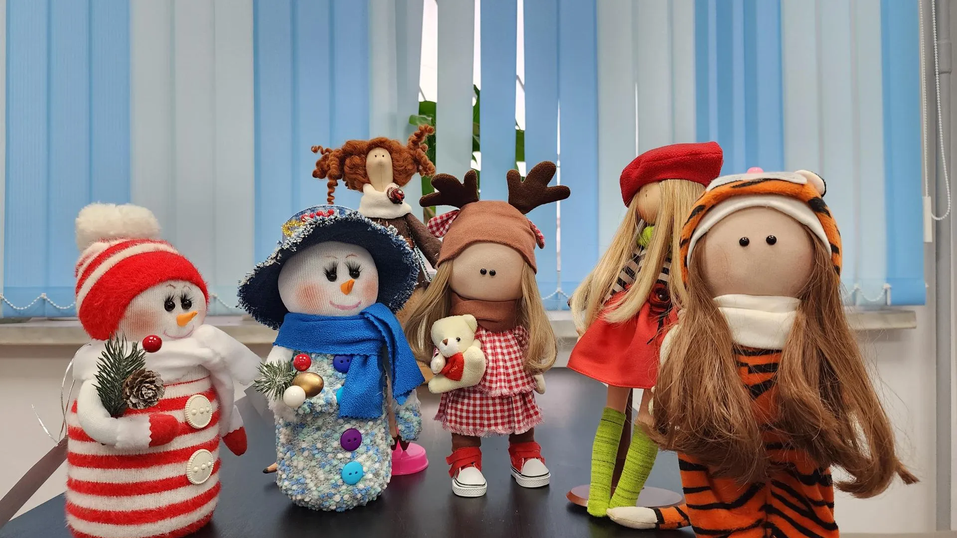 Куклы, которые представили Звенигородские мастерицы из «Активного долголетия» на фестивале «Город мастеров» в Каринском. Хавива Фонина