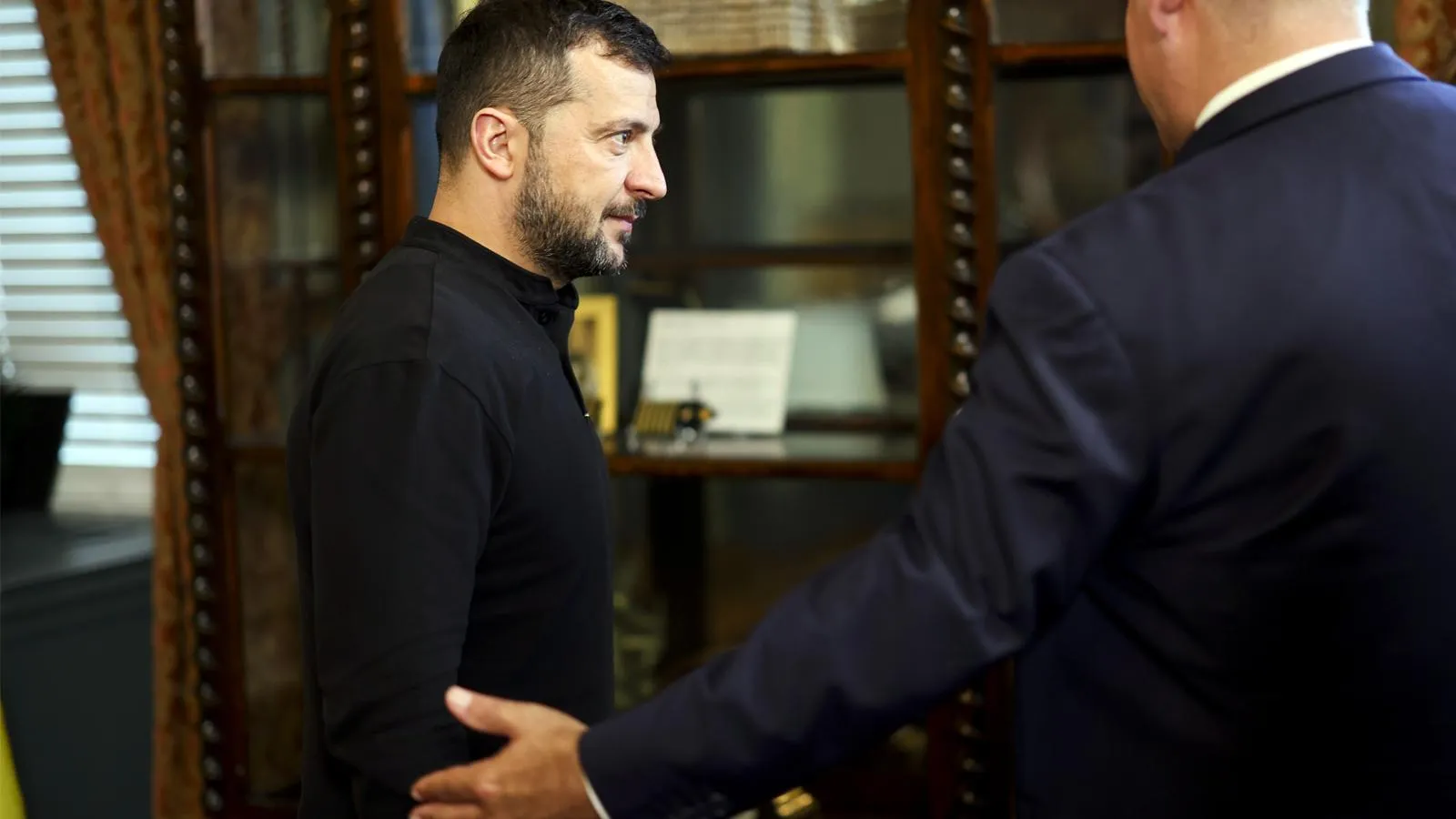 Президент Украины Владимир Зеленский уезжает из Вашингтона, 26 сентября 2024 года. CNP/AdMedia