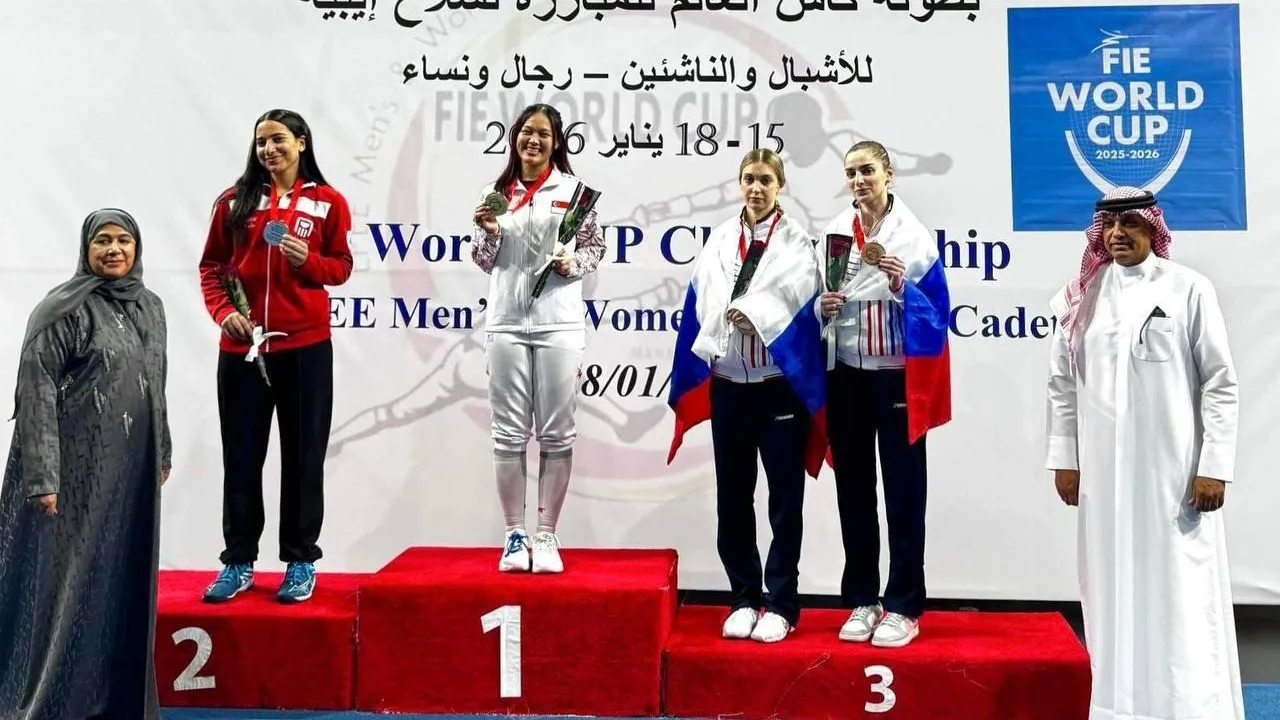 Представители Подмосковья стали победителями и призерами этапа Кубка мира среди юниоров по фехтованию