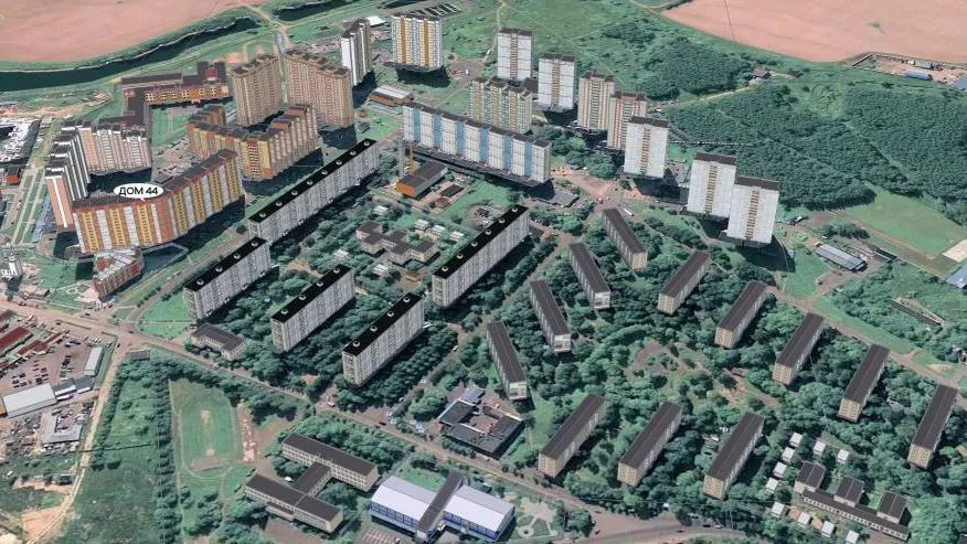 Снимок с 3D-модели поселка Развилка Фото: www.razvilka44.ru