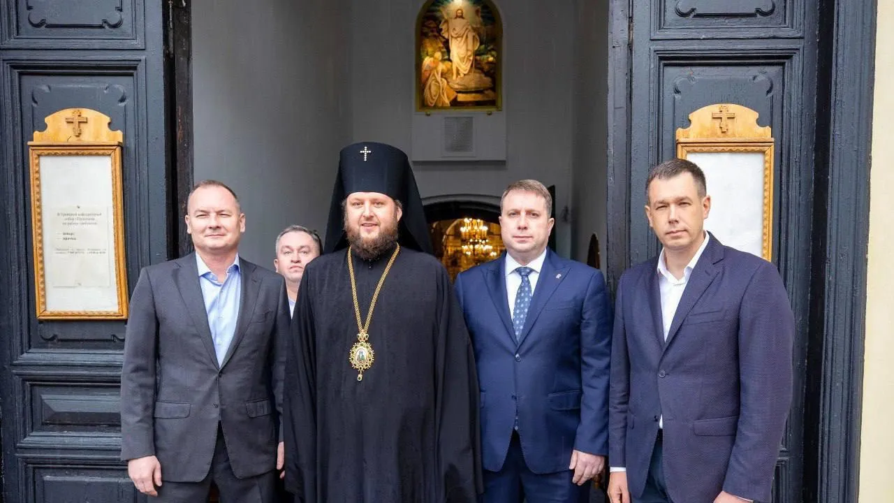 Глава Подольска поздравил архиепископа Аксия с днем тезоименитства