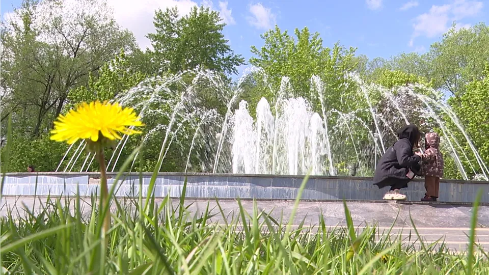 Фонтан в Центральном парке. Фото: Ксения Казакова