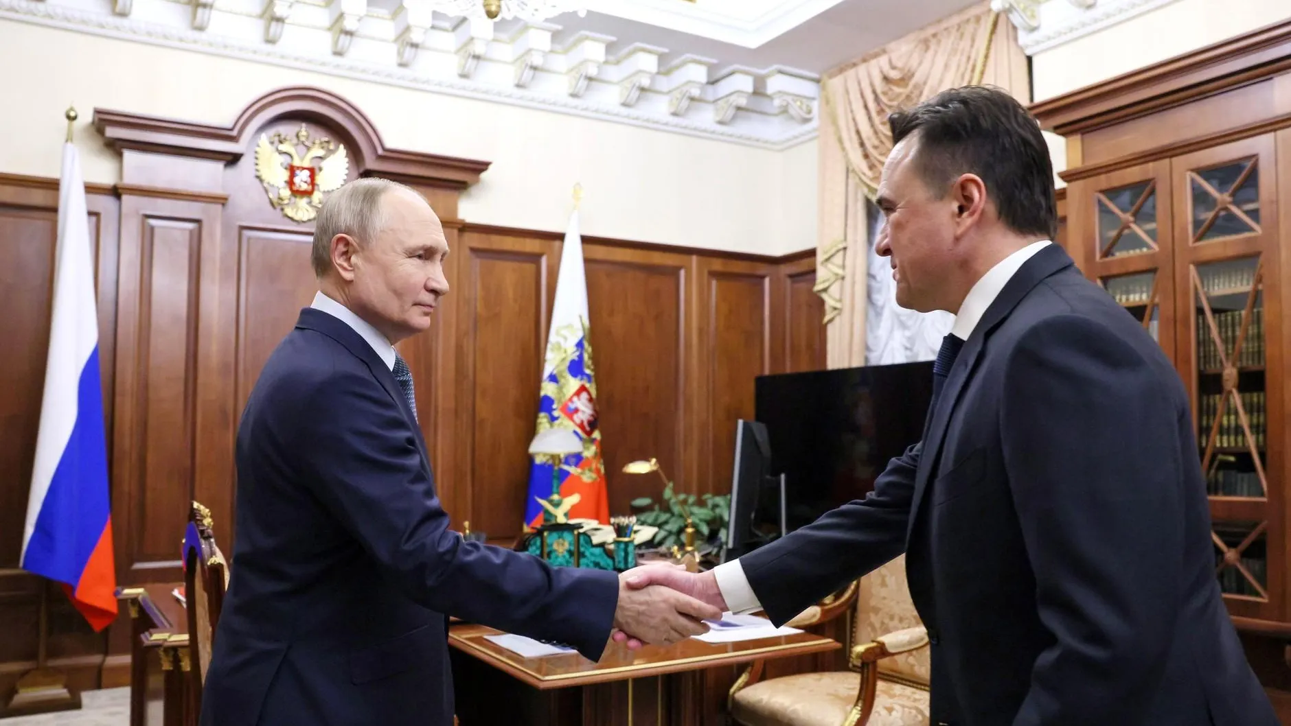 Губернатор Подмосковья рассказал Путину о реализации масштабных проектов в сфере транспорта