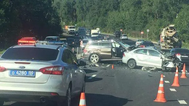Массовая смертельная авария произошла на Волоколамском шоссе