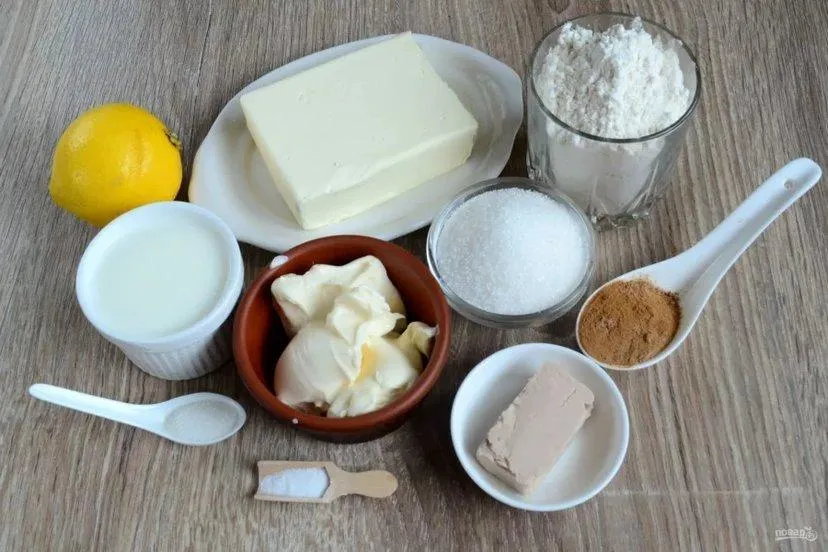 Из архива колледжа / Продукты для приготовления булочки «синнабон»