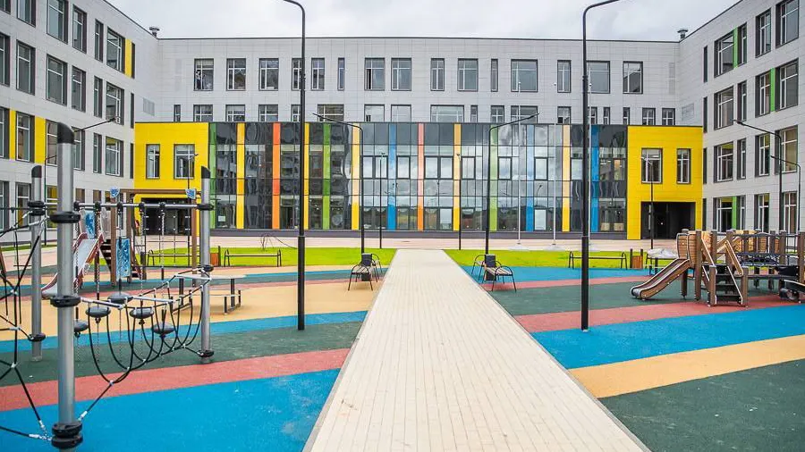 Школа в микрорайоне Восточный в Звенигороде. Фото: пресс-служба администрации Одинцовского г.о.