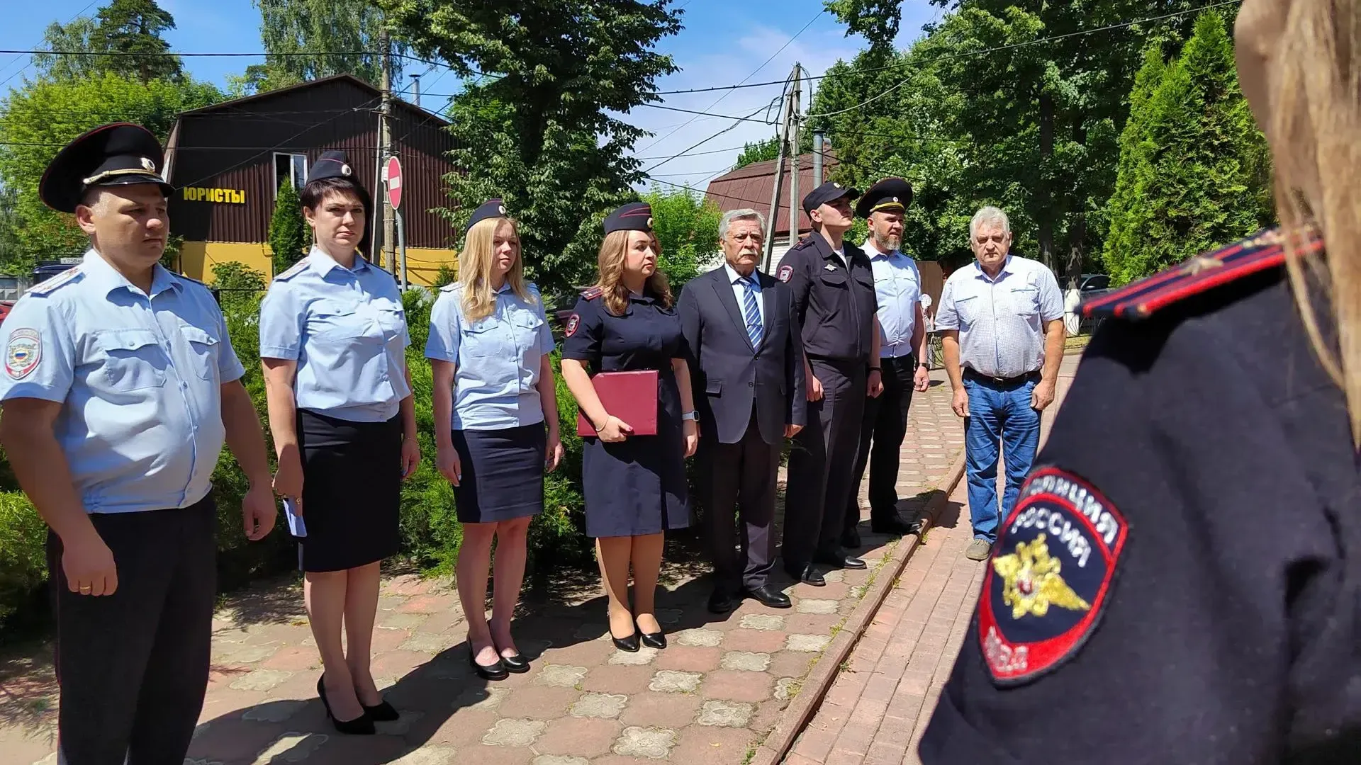 Полицейские Городского округа Пушкинский почтили минутой молчания память павших героев ВОВ