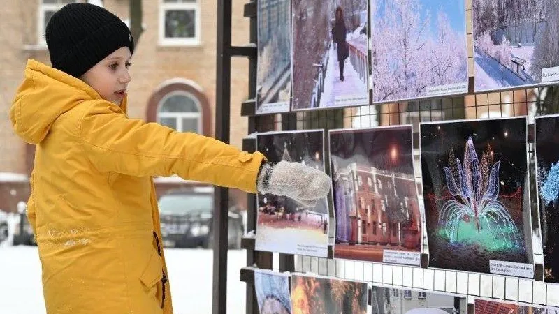 Фотовыставка «Зимние зарисовки» открылась в сквере Юность в Видном