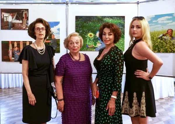Велта Калнберзина, Людмила Задорнова, Елена Бомбина и Елена Задорнова (слева направо)