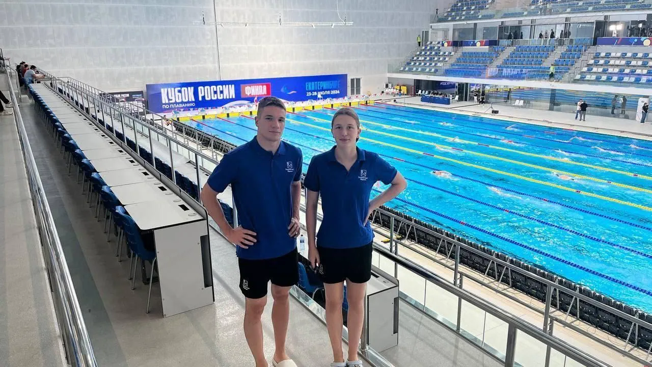 Степан Горюнов и Софья Серова в Екатеринбурге в финале Кубка России по плаванию