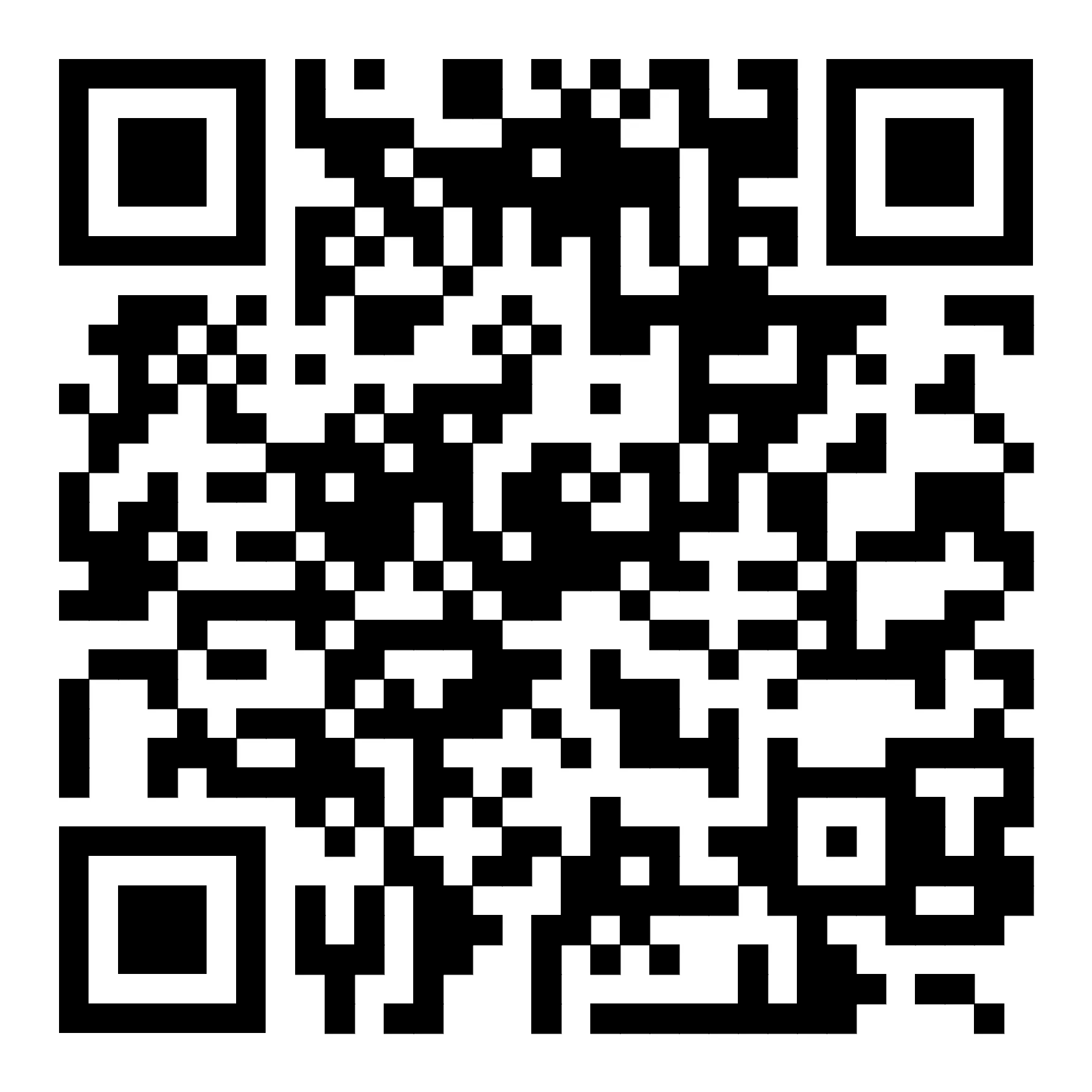 QR-код для перехода в тг-канал главы Рузского городского округа Николая Пархоменко