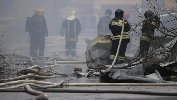 В столичном фитнес-центре произошел пожар