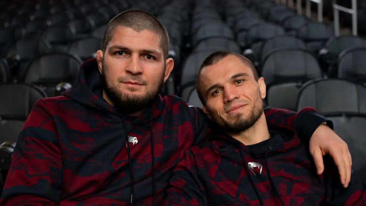 Хабиб Нурмагомедов с троюродным братом Усманом Нурмагомедовым