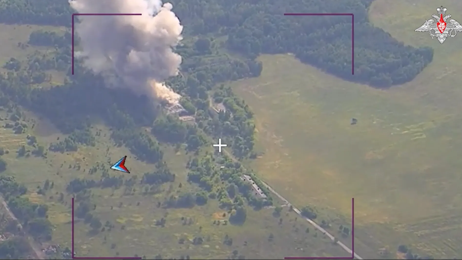 кадр из видео Минобороны России