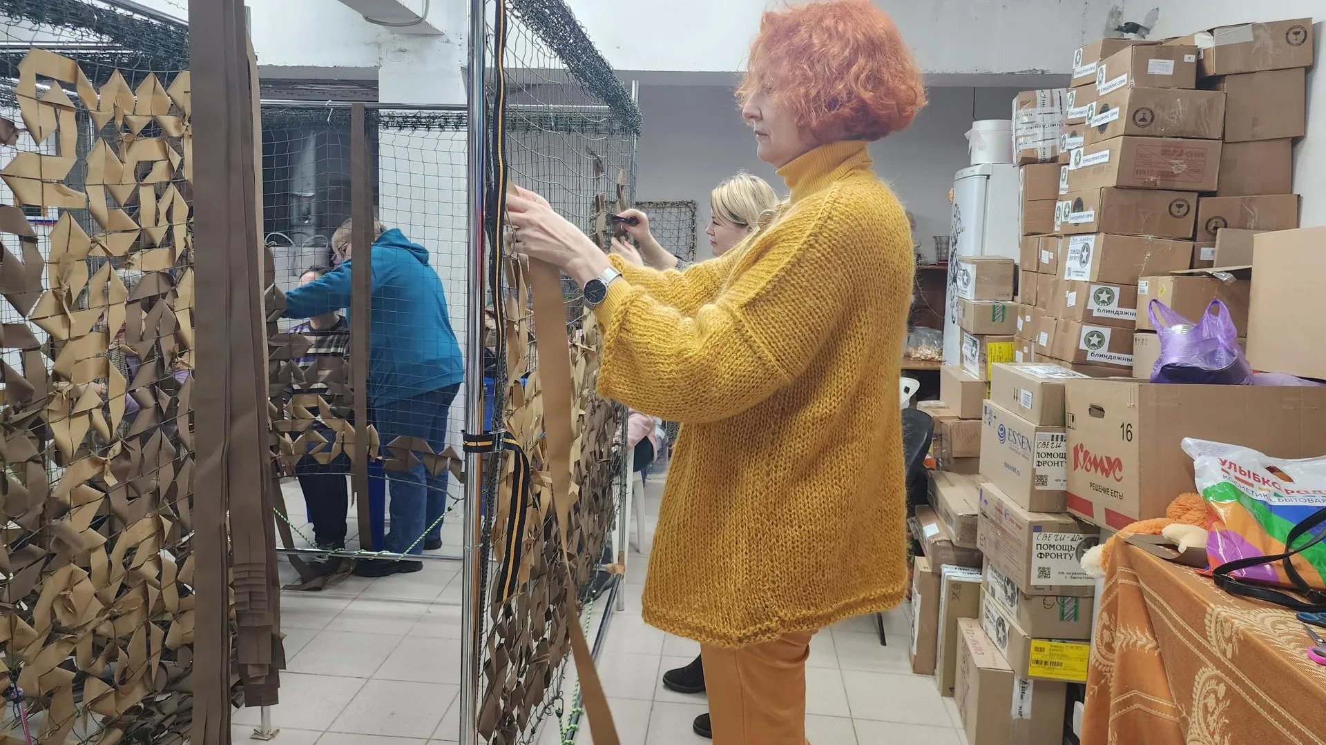 Волонтеры из Звенигорода отправляют до 200 коробок с помощью ежемесячно в зону СВО