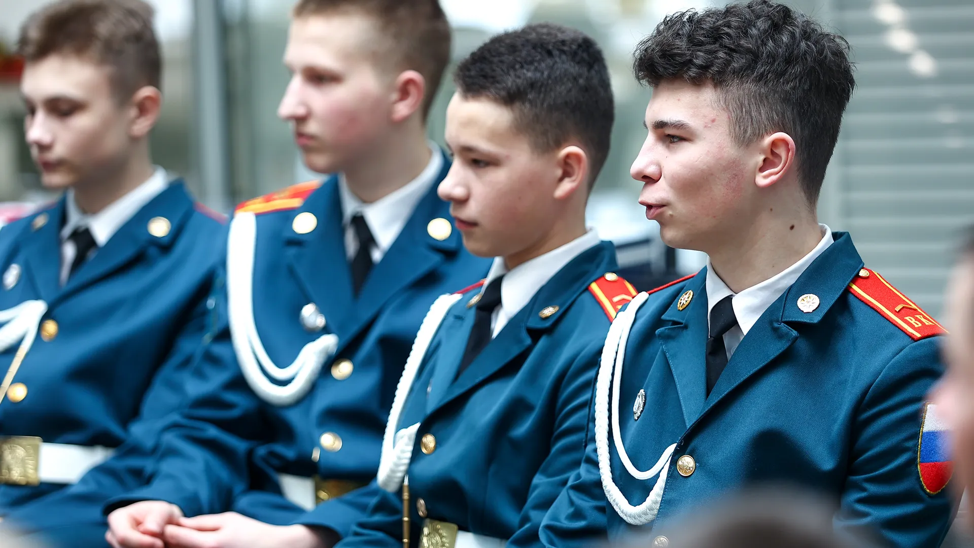 Встреча Губернатора Подмосковья с ребятами из кадетской школы «Корабелы Прионежья»