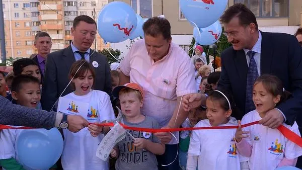 Две детских площадки открыли в Красногорске