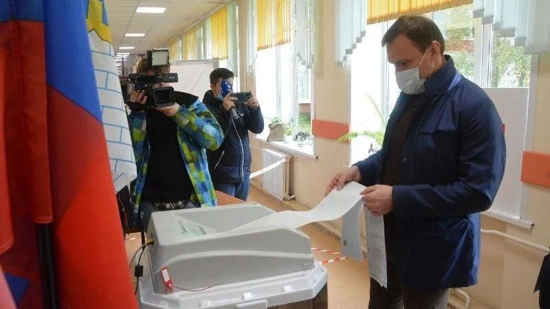 Сергей Пахомов проголосовал в Сергиевом Посаде