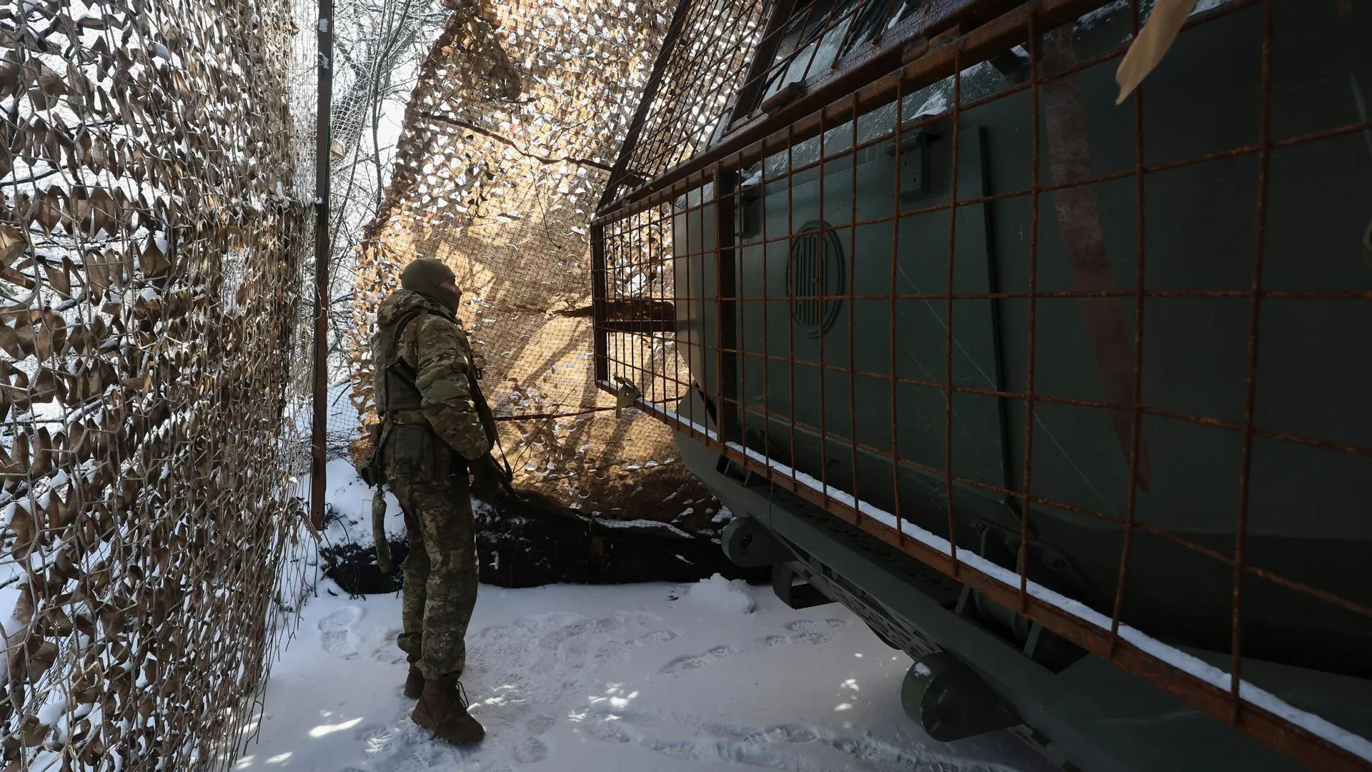 Боец ВСУ. Viacheslav Madiievskyi/Keystone Press Agency