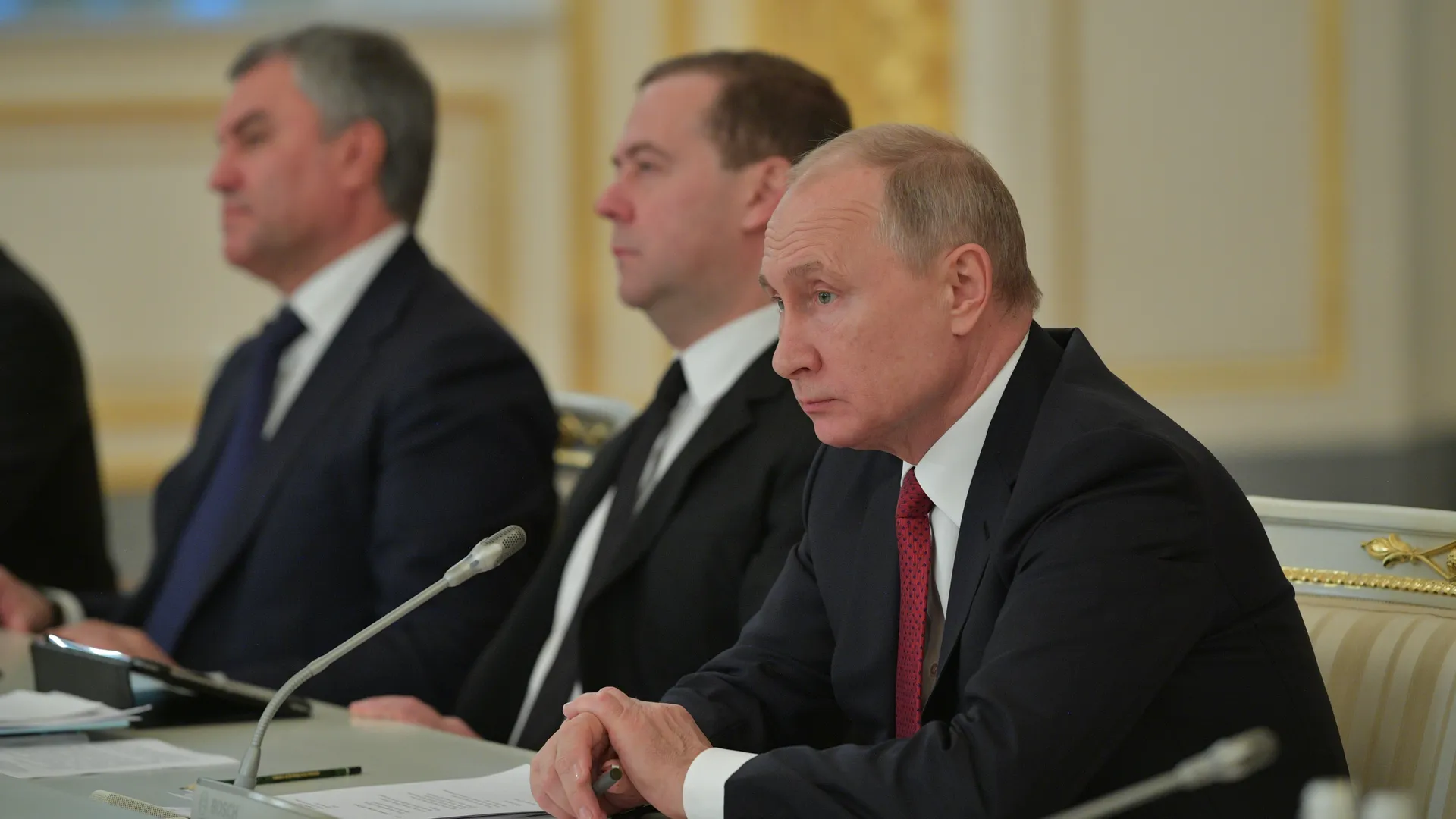 Заседание Государственного совета под руководством Президента РФ